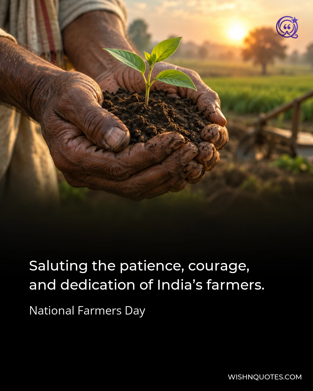 Saluting the patience, courage, and dedication of India’s farmers.