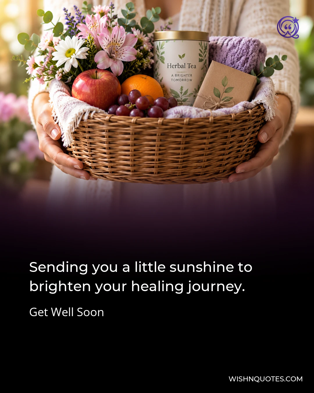 Sending you a little sunshine to brighten your healing journey.