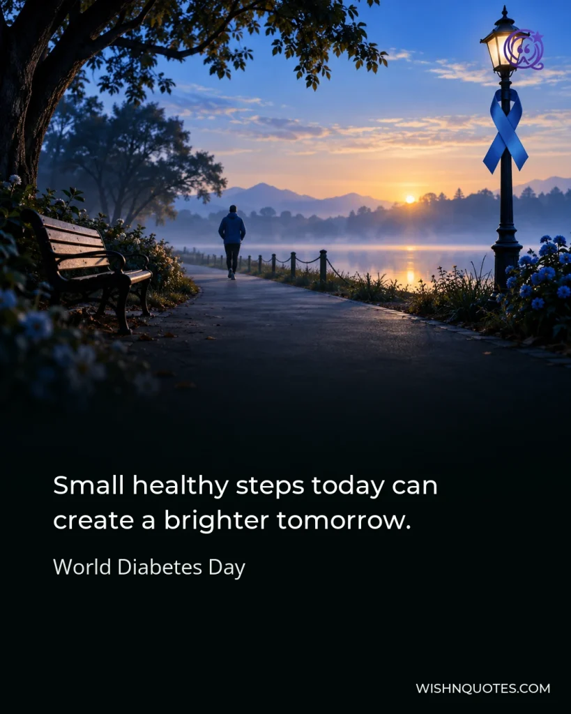 Small healthy steps today can create a brighter tomorrow.