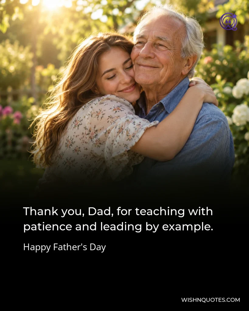 Thank you, Dad, for teaching with patience and leading by example.