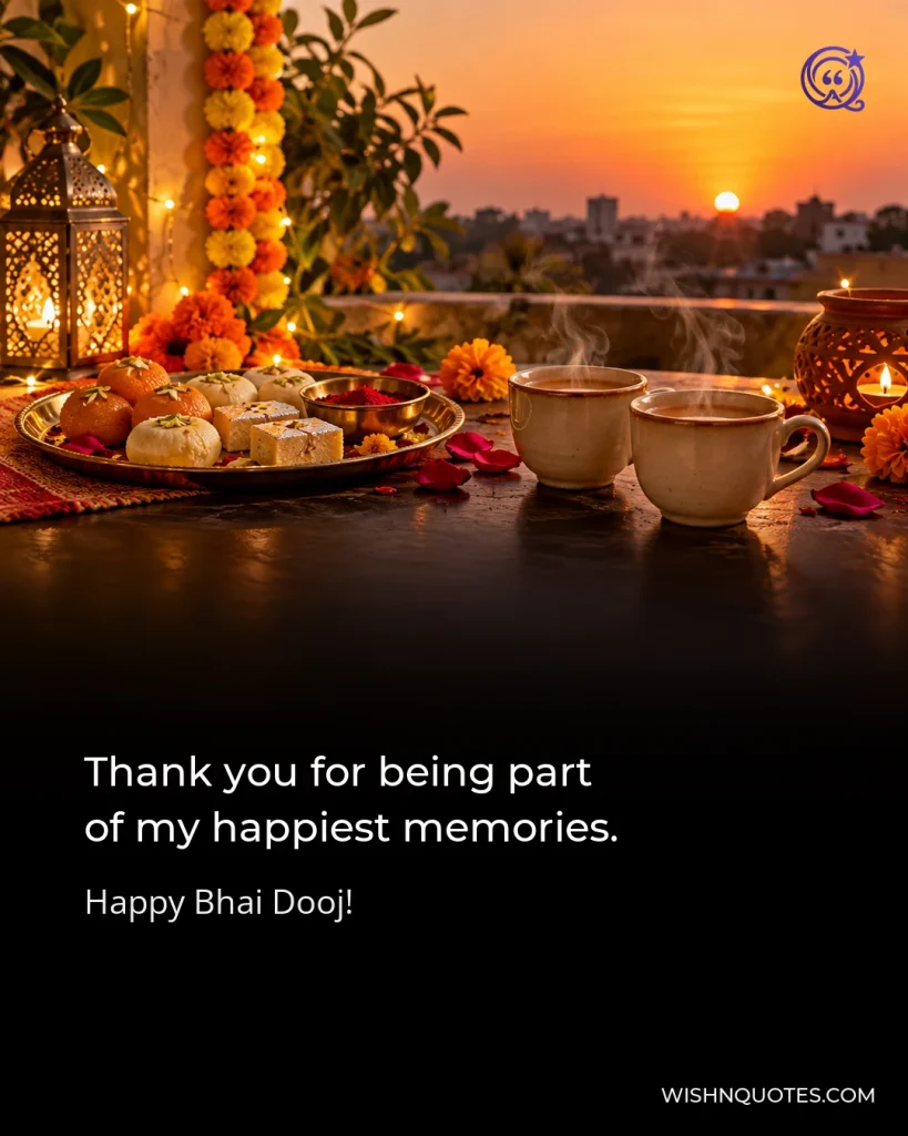 Thank you for being part of my happiest memories.