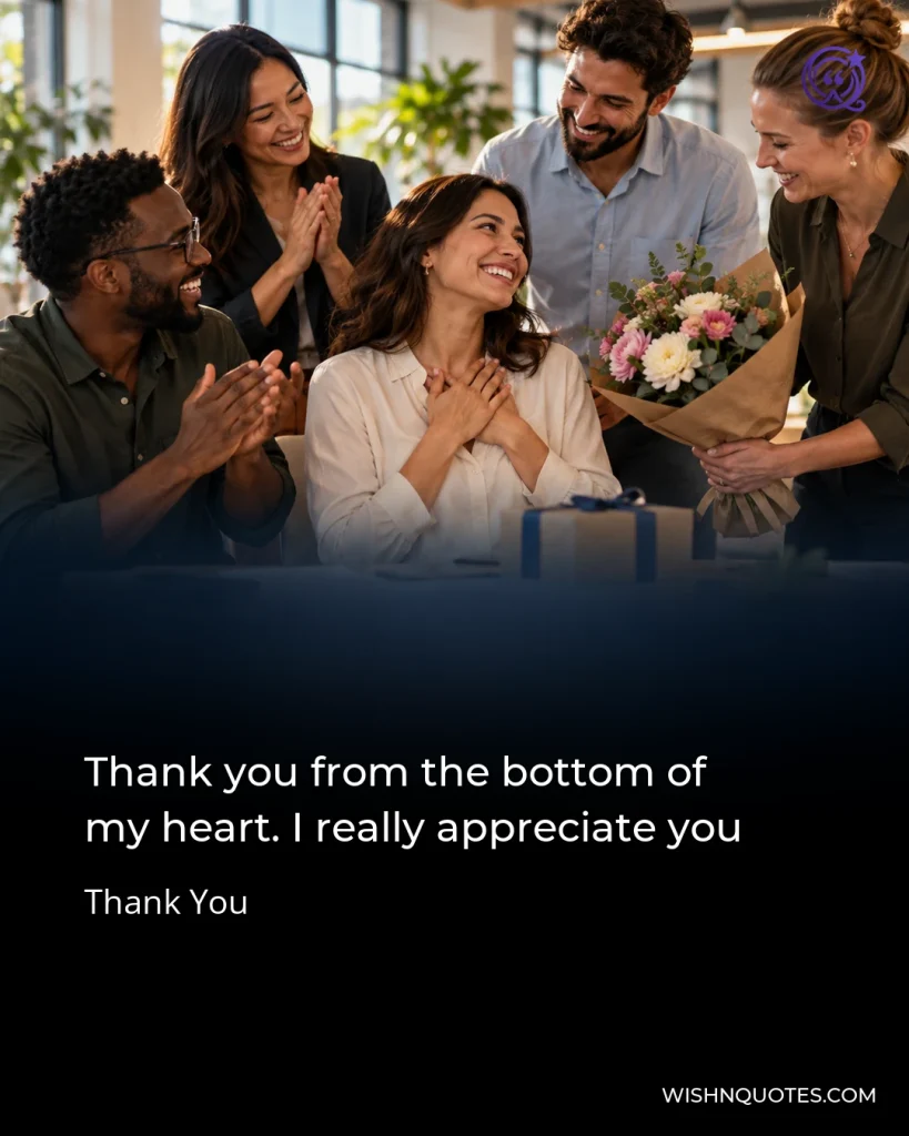 Thank you from the bottom of my heart. I really appreciate you