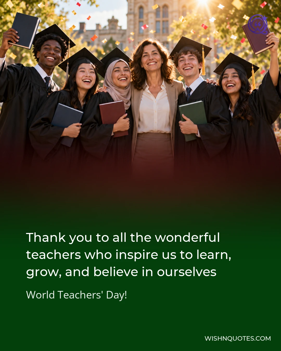 Thank you to all the wonderful teachers who inspire us to learn, grow, and believe in ourselves