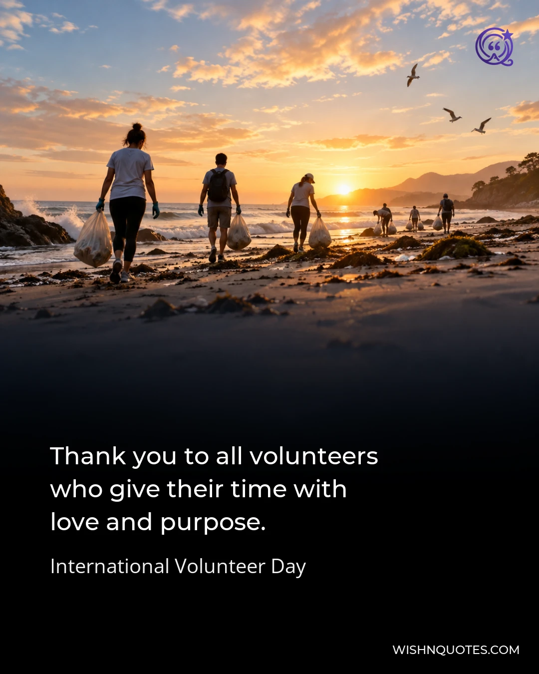 Thank you to all volunteers who give their time with love and purpose.