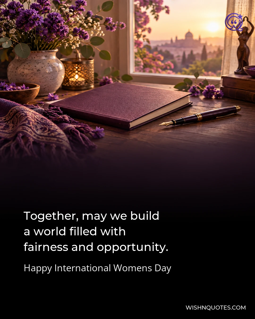 Together, may we build a world filled with fairness and opportunity.