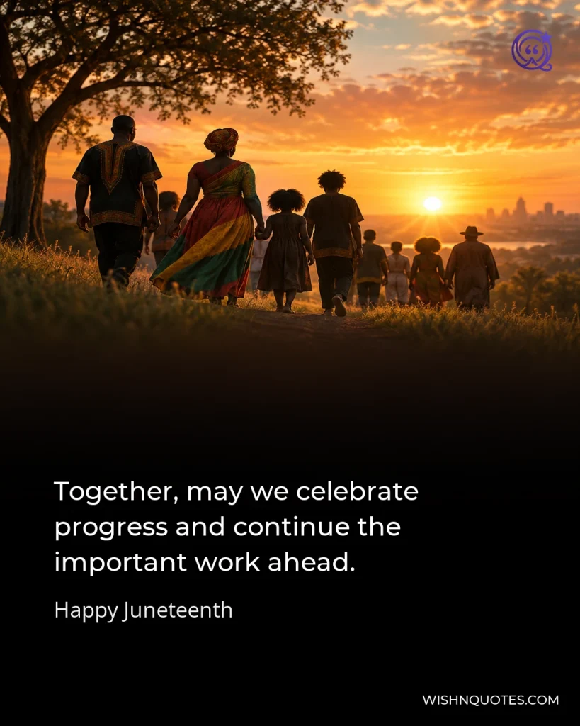 Together, may we celebrate progress and continue the important work ahead.