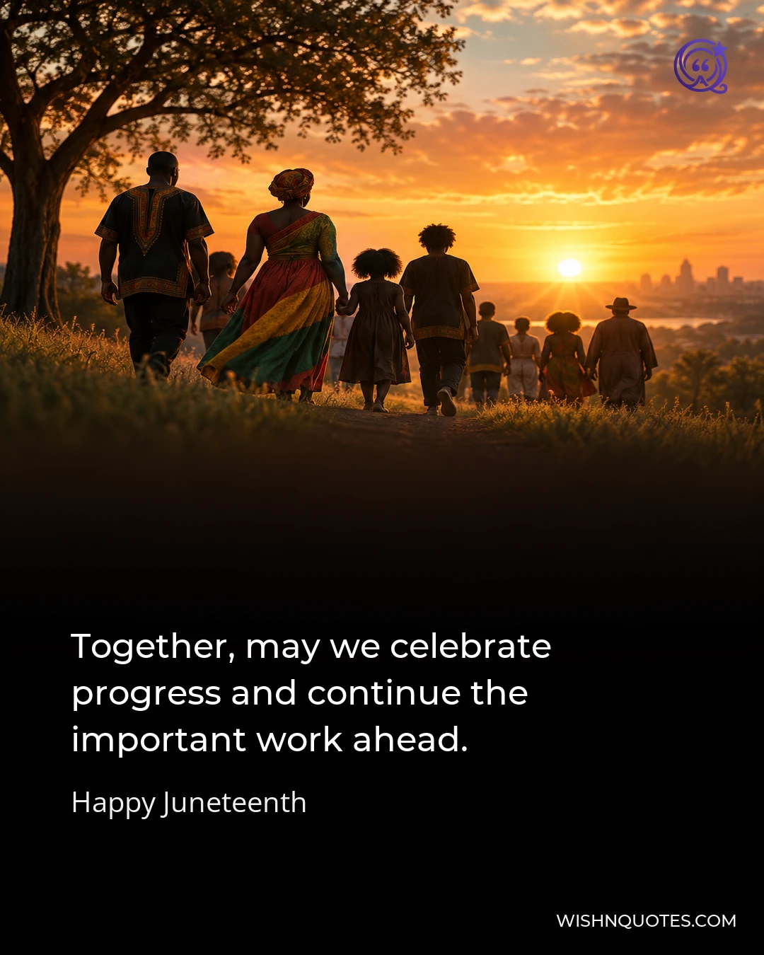 Together, may we celebrate progress and continue the important work ahead.