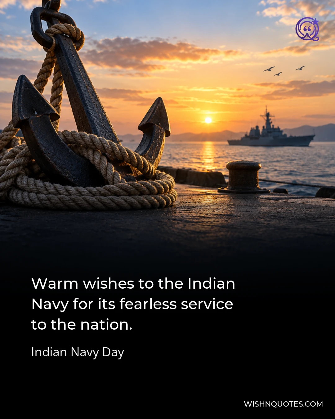 Warm wishes to the Indian Navy for its fearless service to the nation.