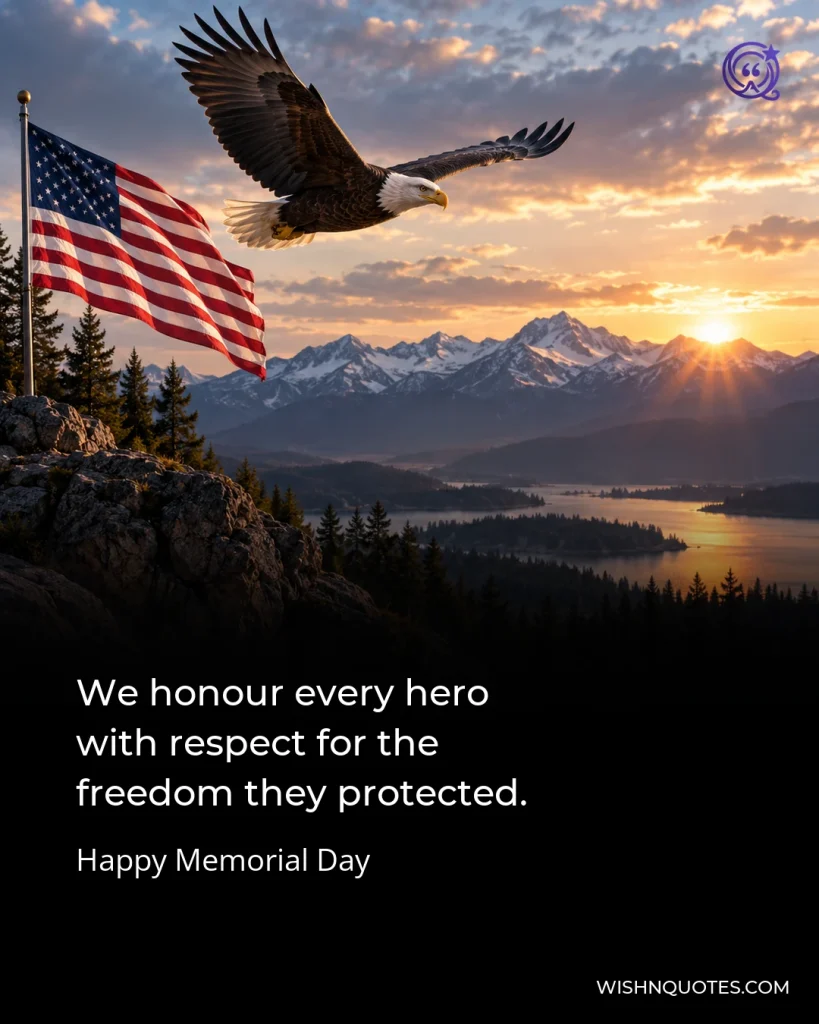 We honour every hero with respect for the freedom they protected.