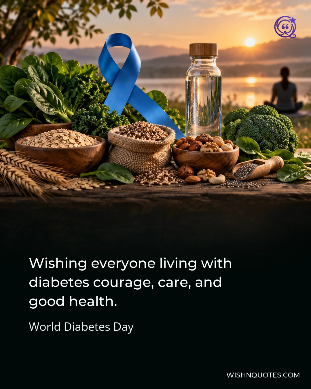 Wishing everyone living with diabetes courage, care, and good health.