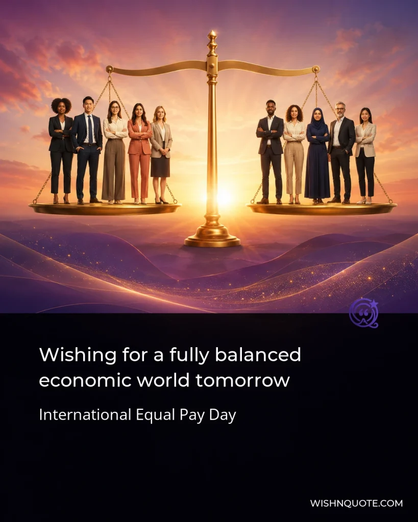 Wishing for a fully balanced economic world tomorrow