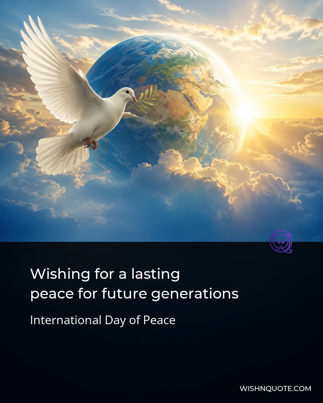 Wishing for a lasting peace for future generations