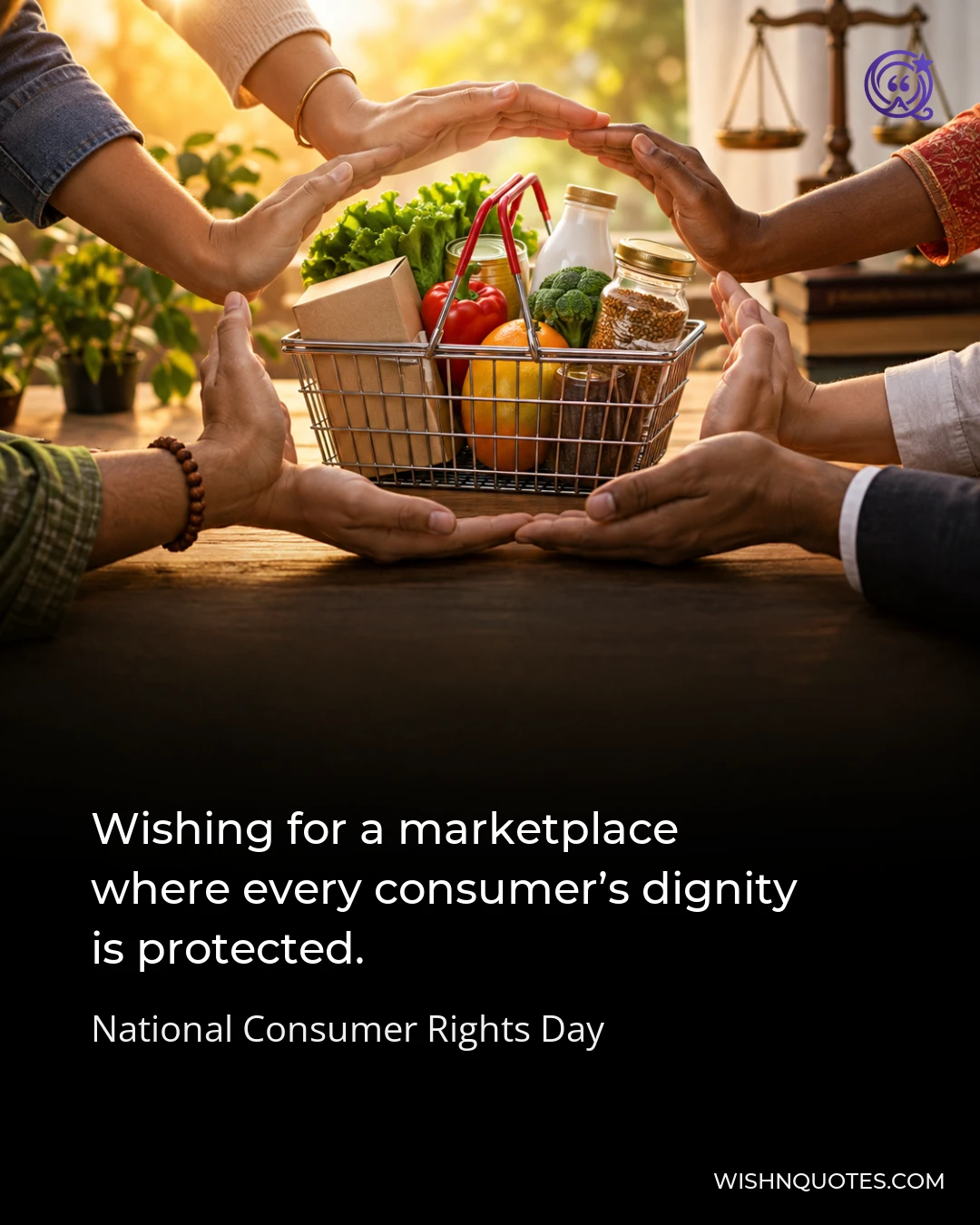 Wishing for a marketplace where every consumer’s dignity is protected.