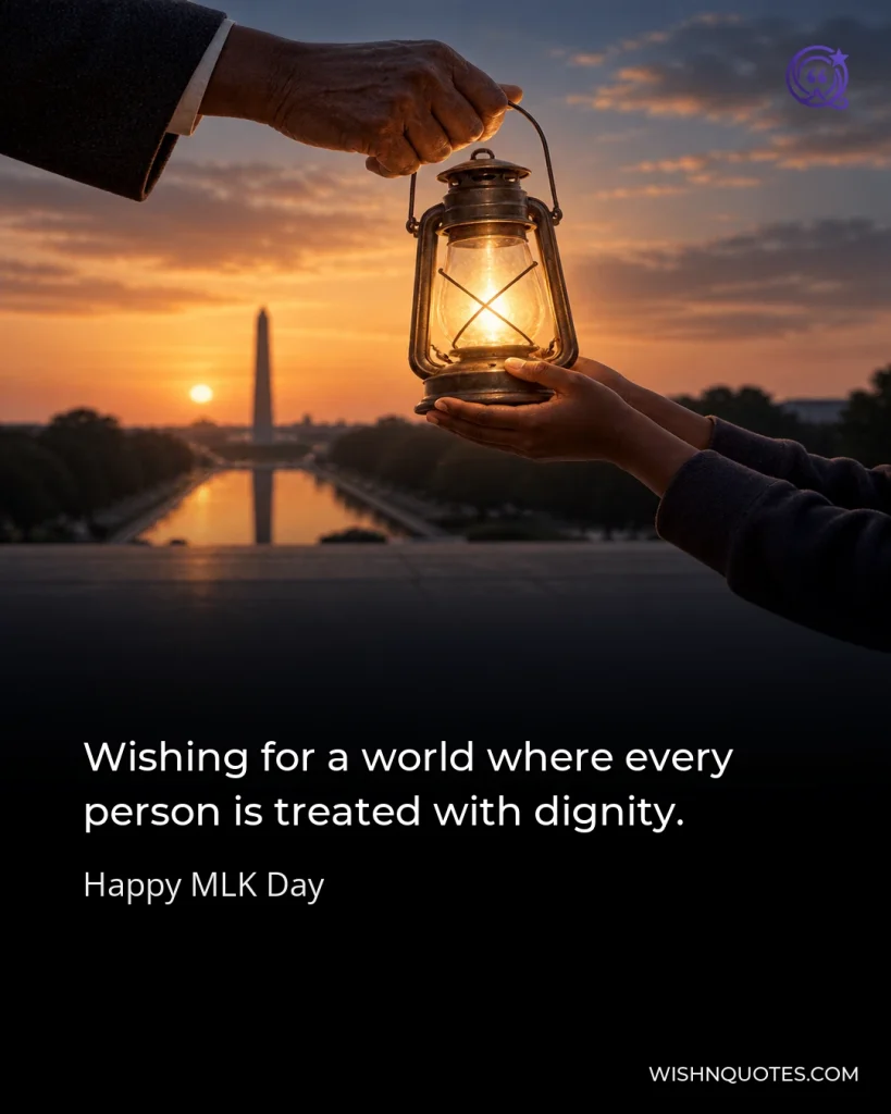 Wishing for a world where every person is treated with dignity.