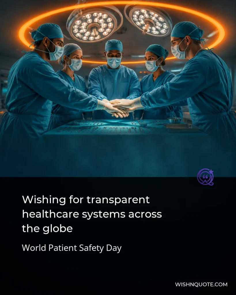 Wishing for transparent healthcare systems across the globe