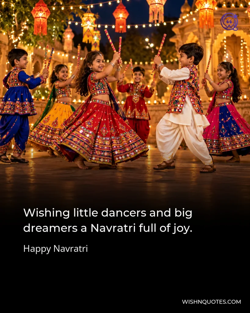 Wishing little dancers and big dreamers a Navratri full of joy.