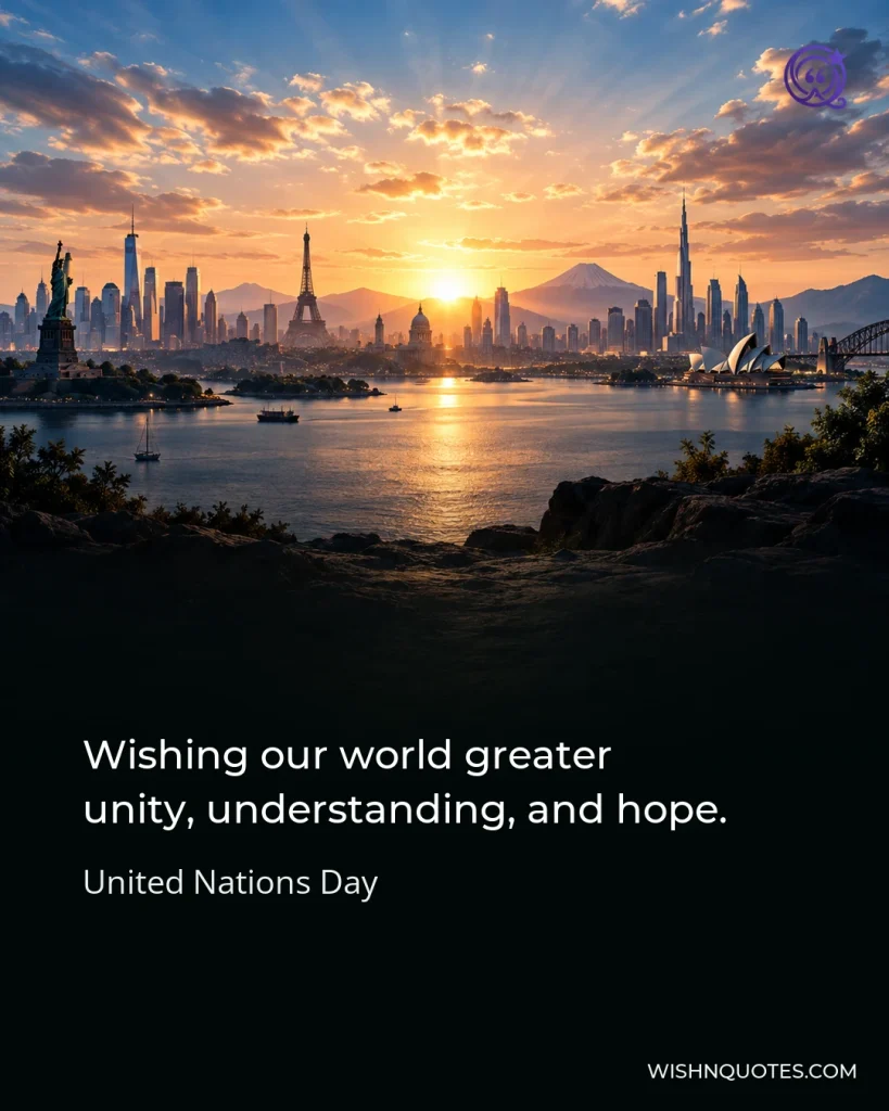 Wishing our world greater unity, understanding, and hope.