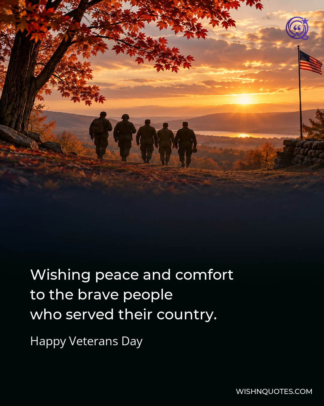 Wishing peace and comfort to the brave people who served their country.