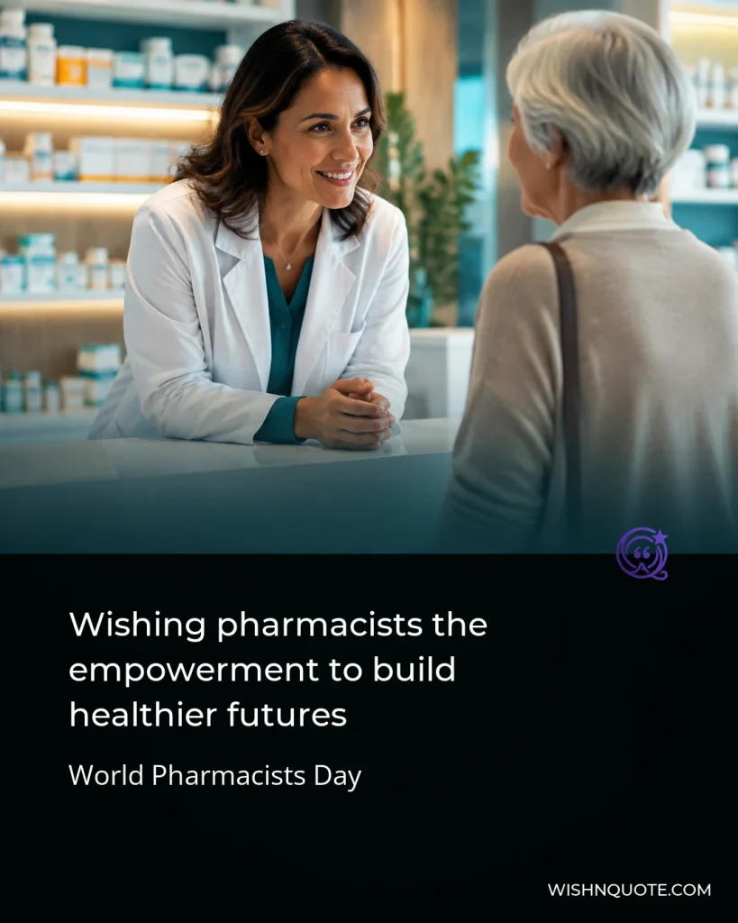 Wishing pharmacists the empowerment to build healthier futures