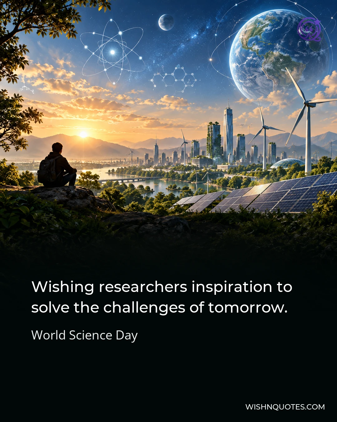 Wishing researchers inspiration to solve the challenges of tomorrow.