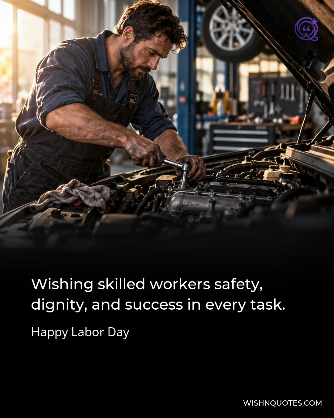Wishing skilled workers safety, dignity, and success in every task.