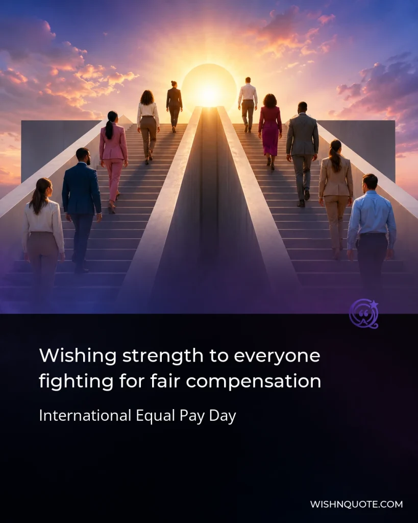 Wishing strength to everyone fighting for fair compensation