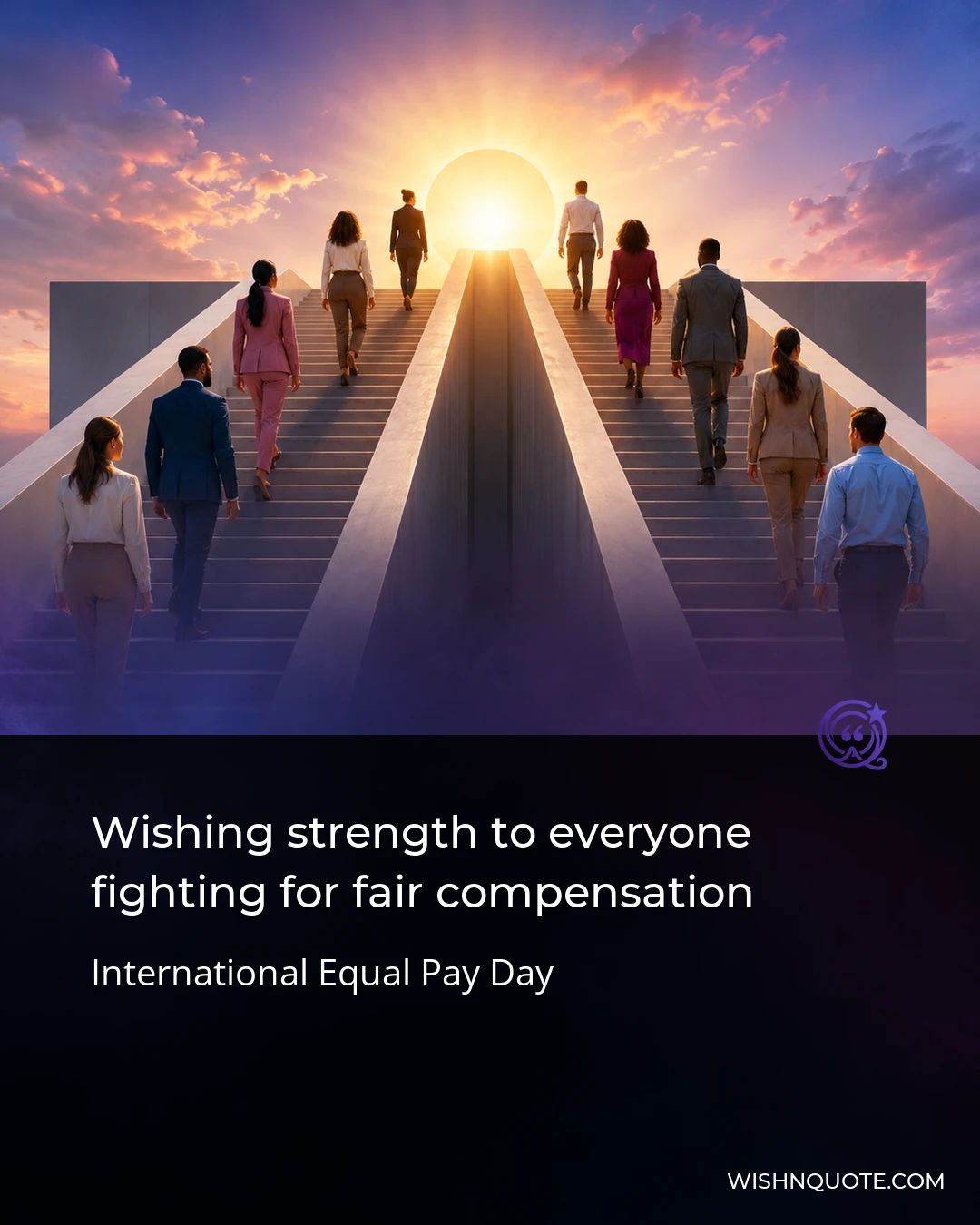 Wishing strength to everyone fighting for fair compensation