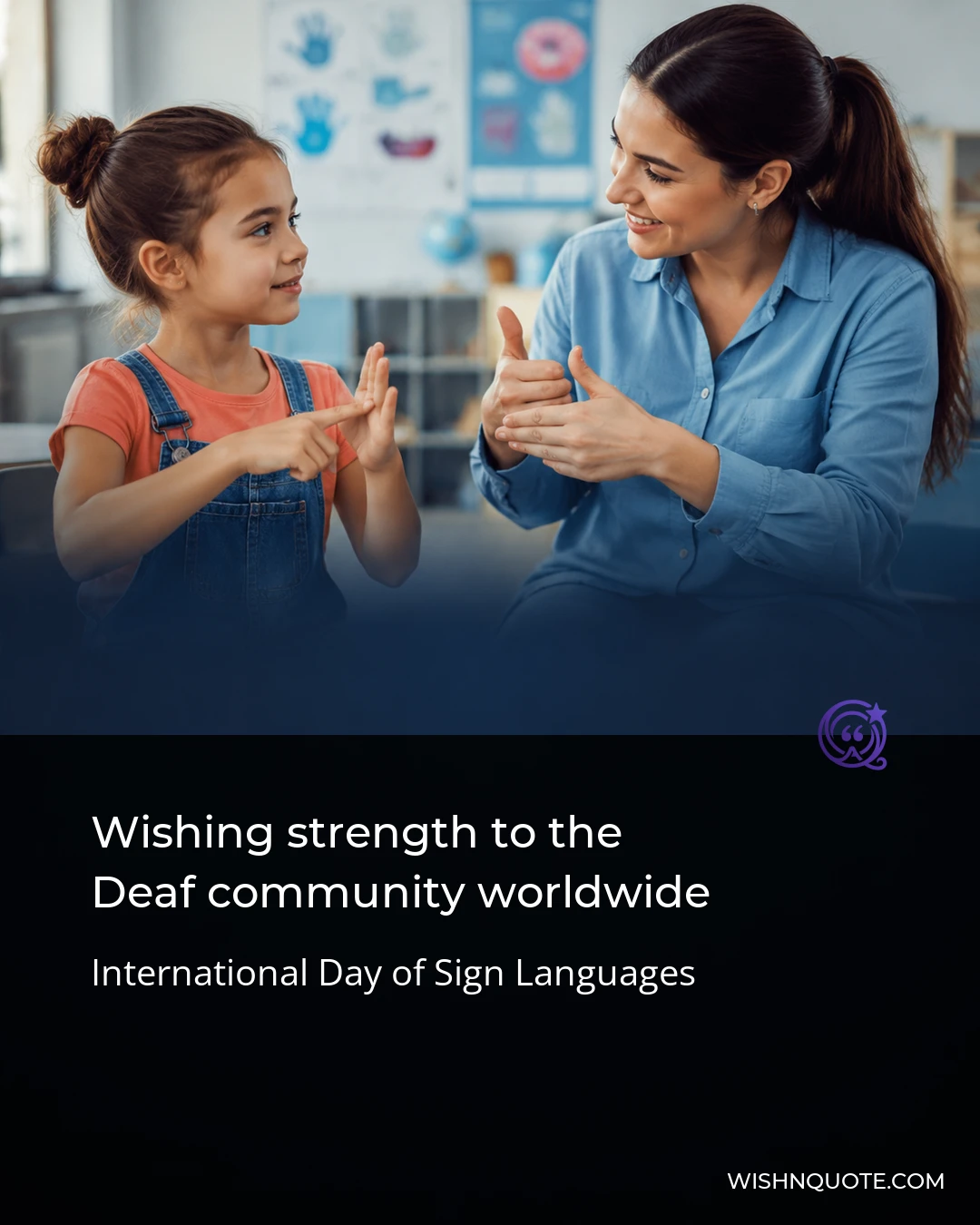 Wishing strength to the Deaf community worldwide