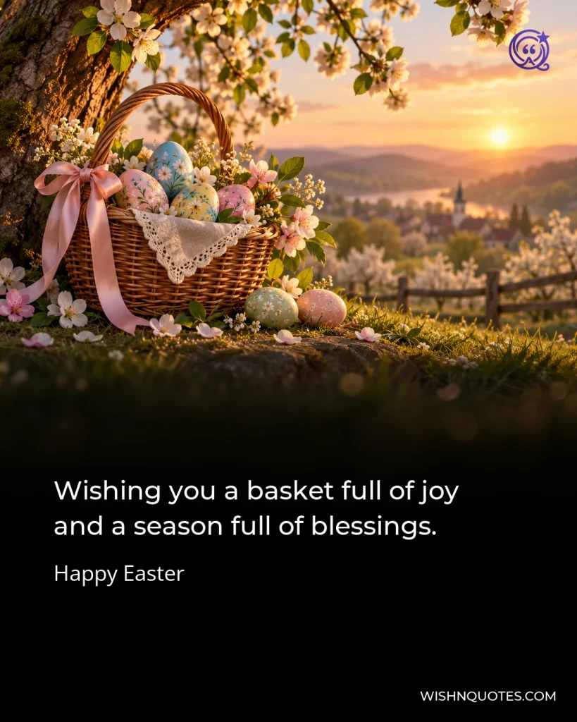 Wishing you a basket full of joy and a season full of blessings.