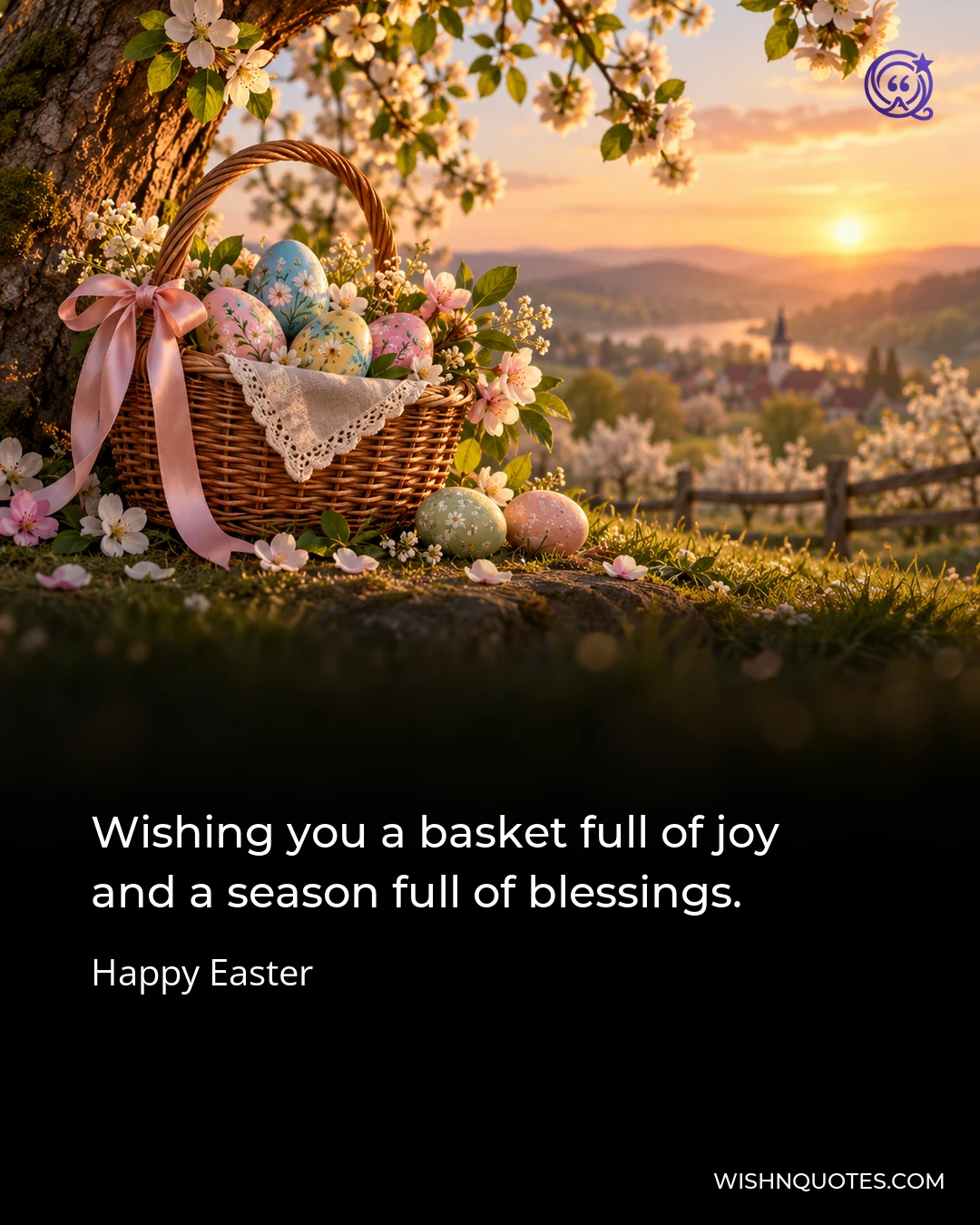 Wishing you a basket full of joy and a season full of blessings.