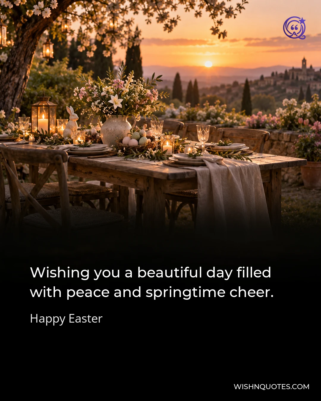 Wishing you a beautiful day filled with peace and springtime cheer.