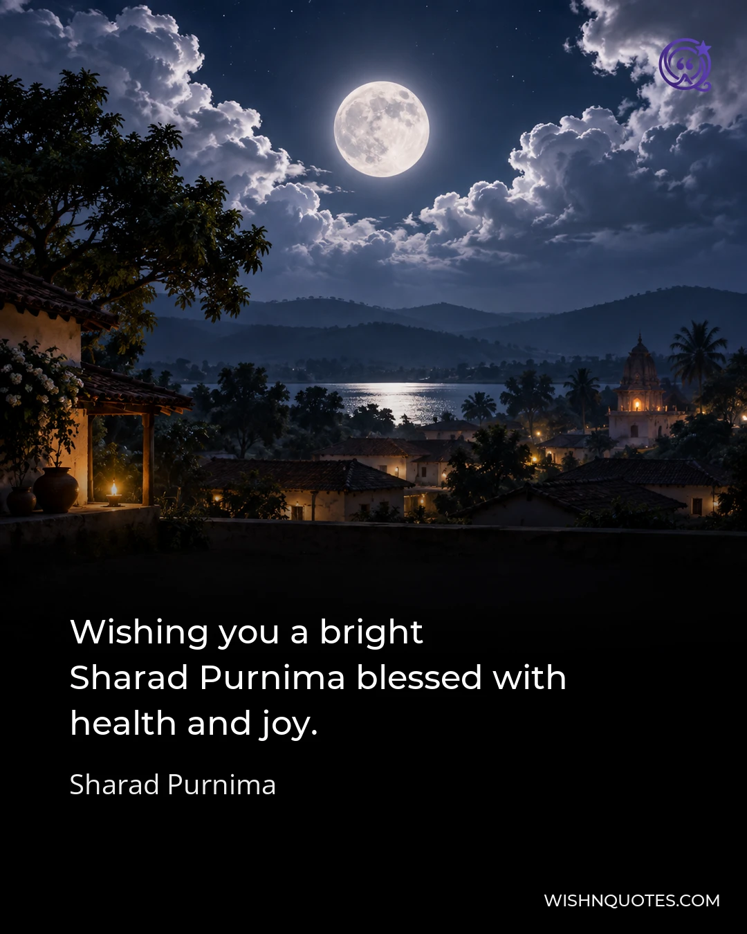 Wishing you a bright Sharad Purnima blessed with health and joy.