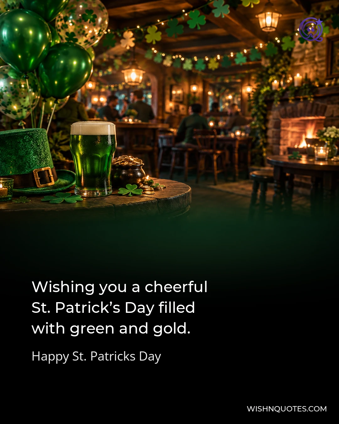 Wishing you a cheerful St. Patrick’s Day filled with green and gold.