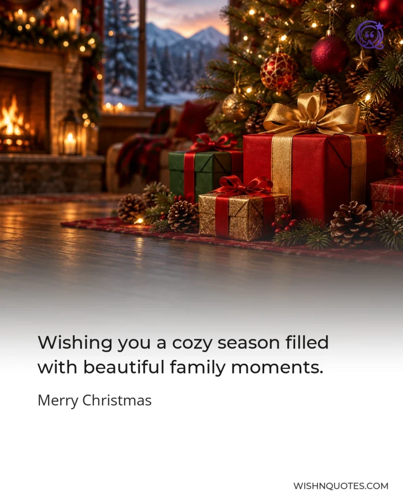 Wishing you a cozy season filled with beautiful family moments.