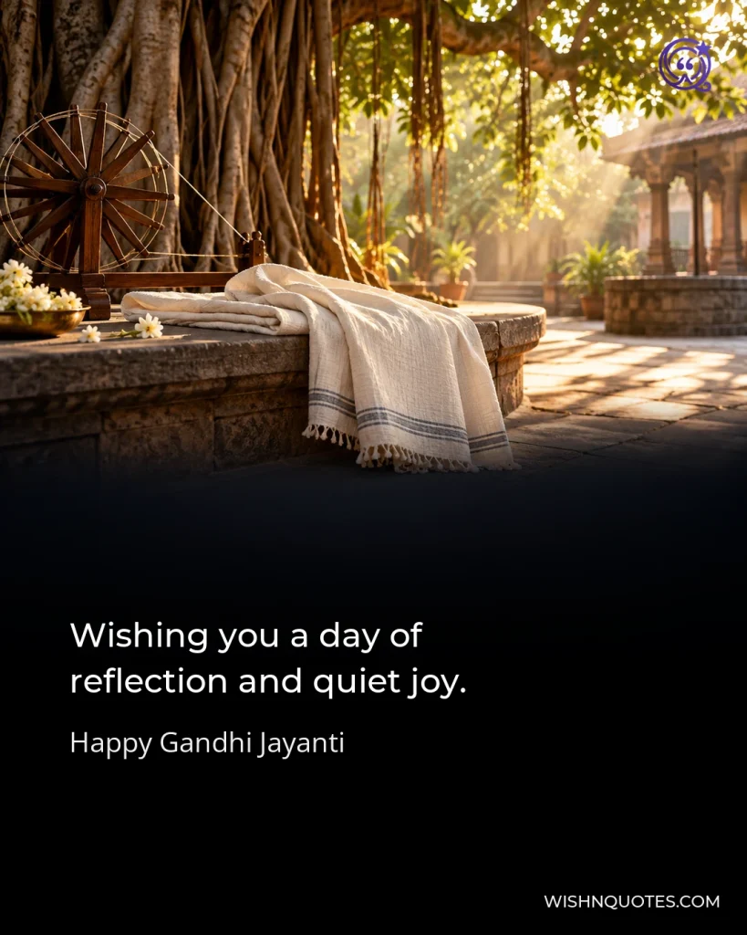 Wishing you a day of reflection and quiet joy.