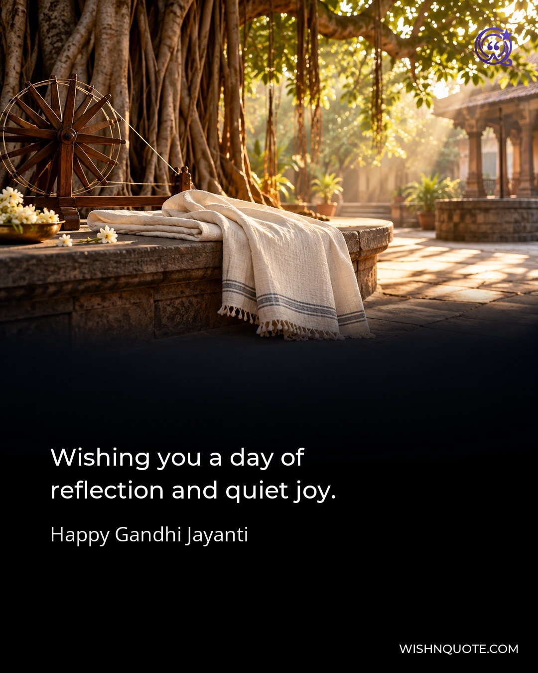 Wishing you a day of reflection and quiet joy.