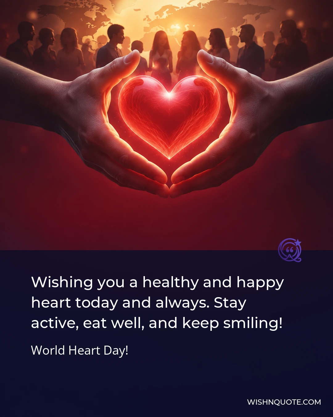 Wishing you a healthy and happy heart today and always. Stay active, eat well, and keep smiling!