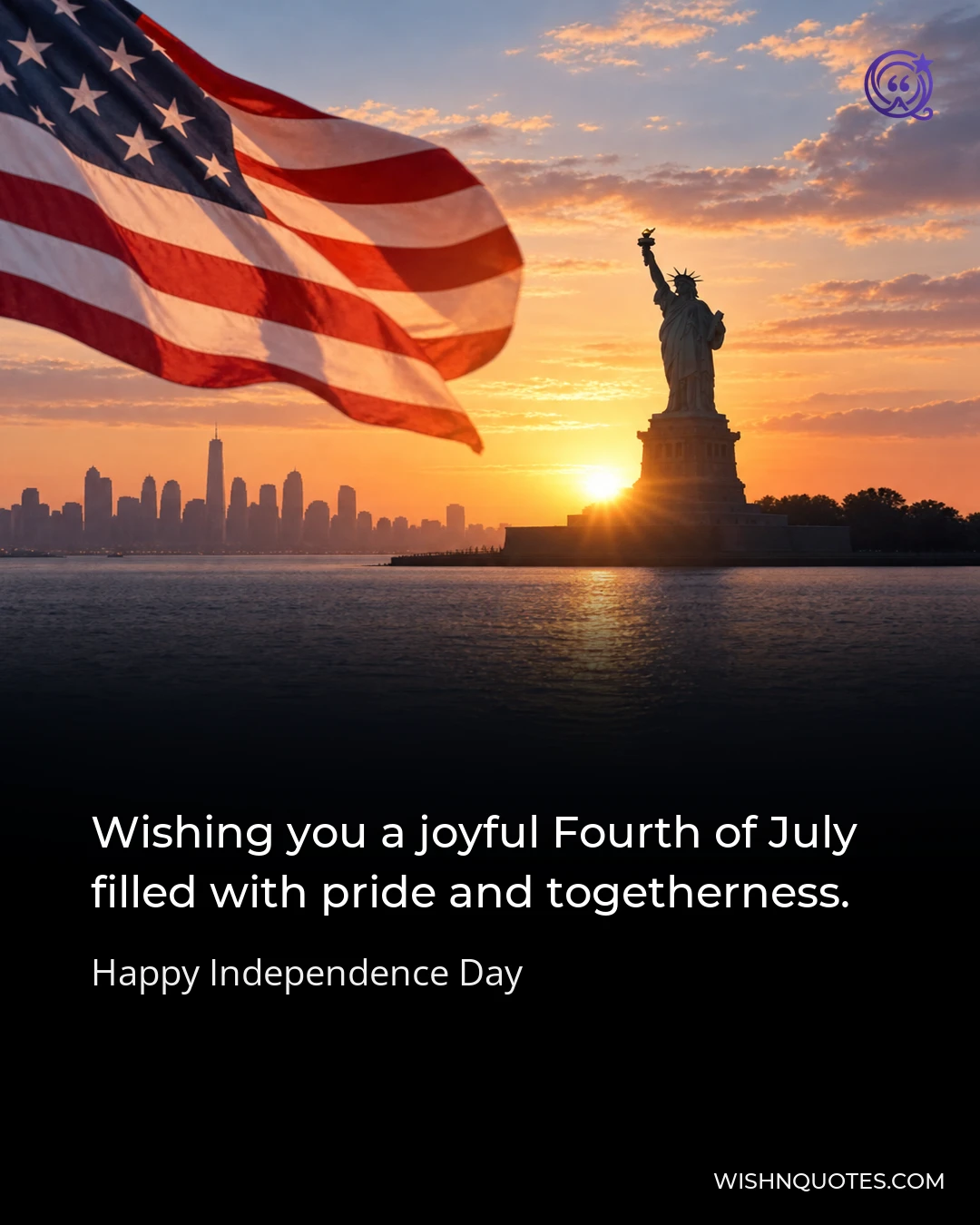 Wishing you a joyful Fourth of July filled with pride and togetherness.