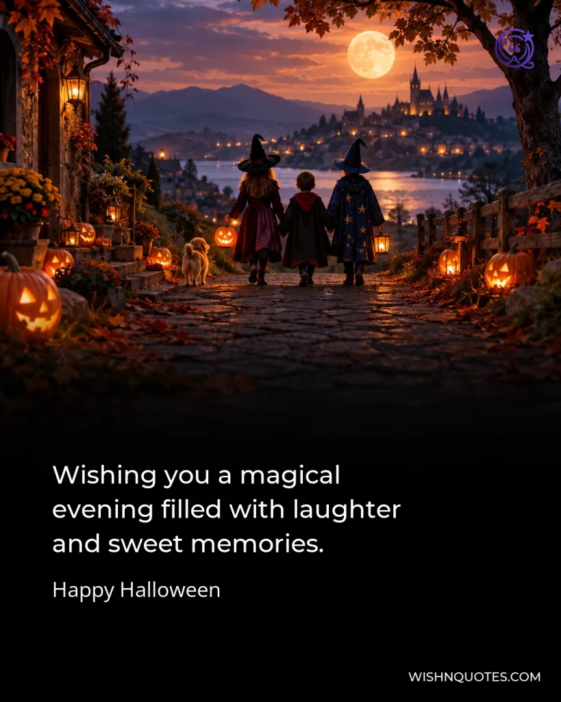 Wishing you a magical evening filled with laughter and sweet memories.
