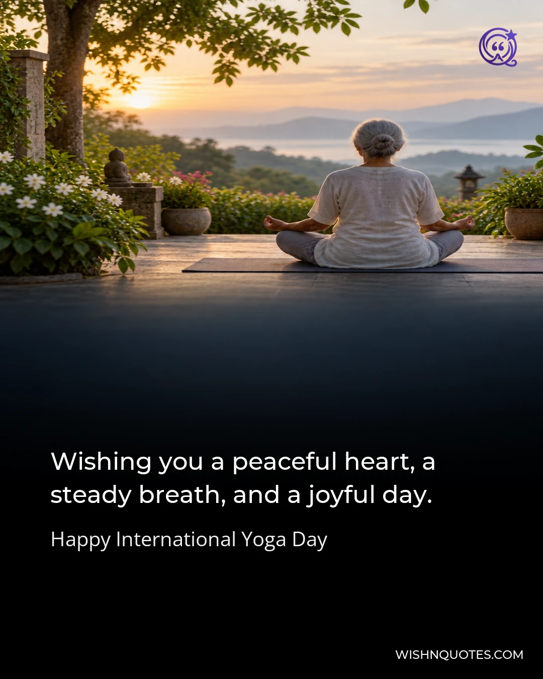 Wishing you a peaceful heart, a steady breath, and a joyful day.