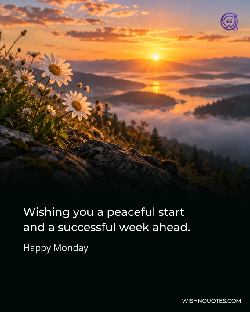 Wishing you a peaceful start and a successful week ahead.