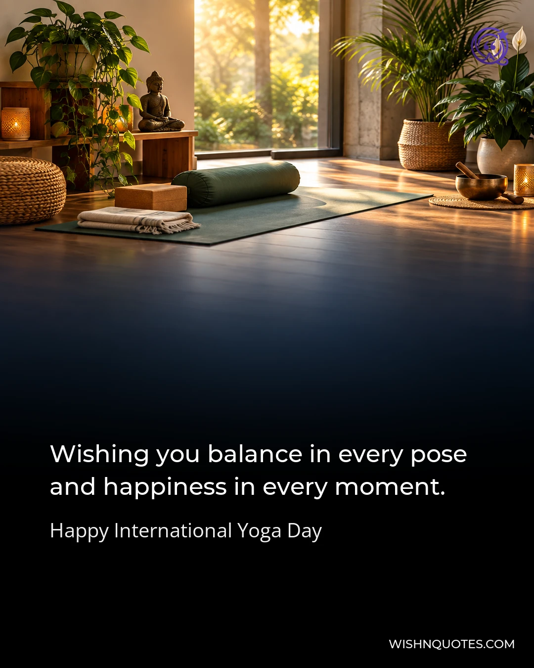 Wishing you balance in every pose and happiness in every moment.