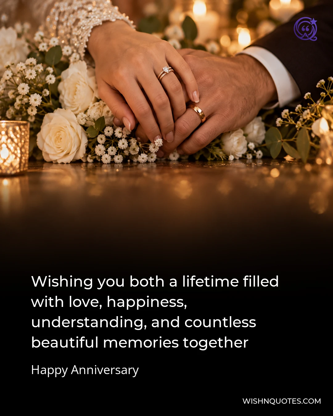 Wishing you both a lifetime filled with love, happiness, understanding, and countless beautiful memories together