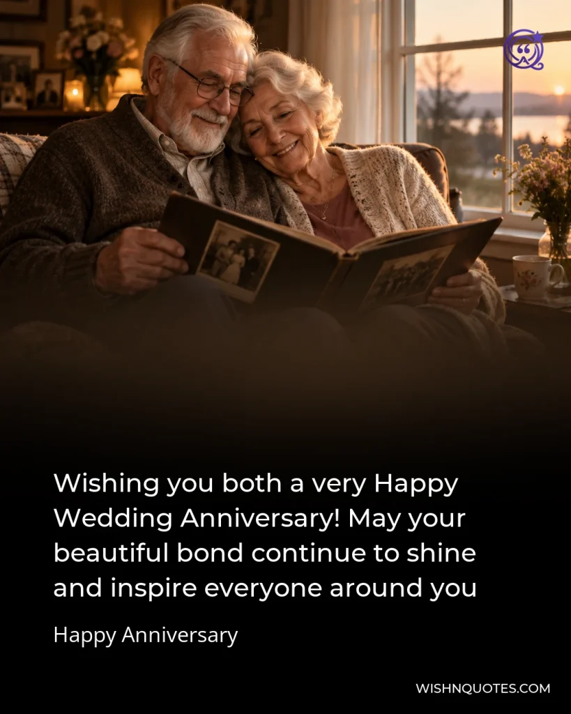 Wishing you both a very Happy Wedding Anniversary! May your beautiful bond continue to shine and inspire everyone around you