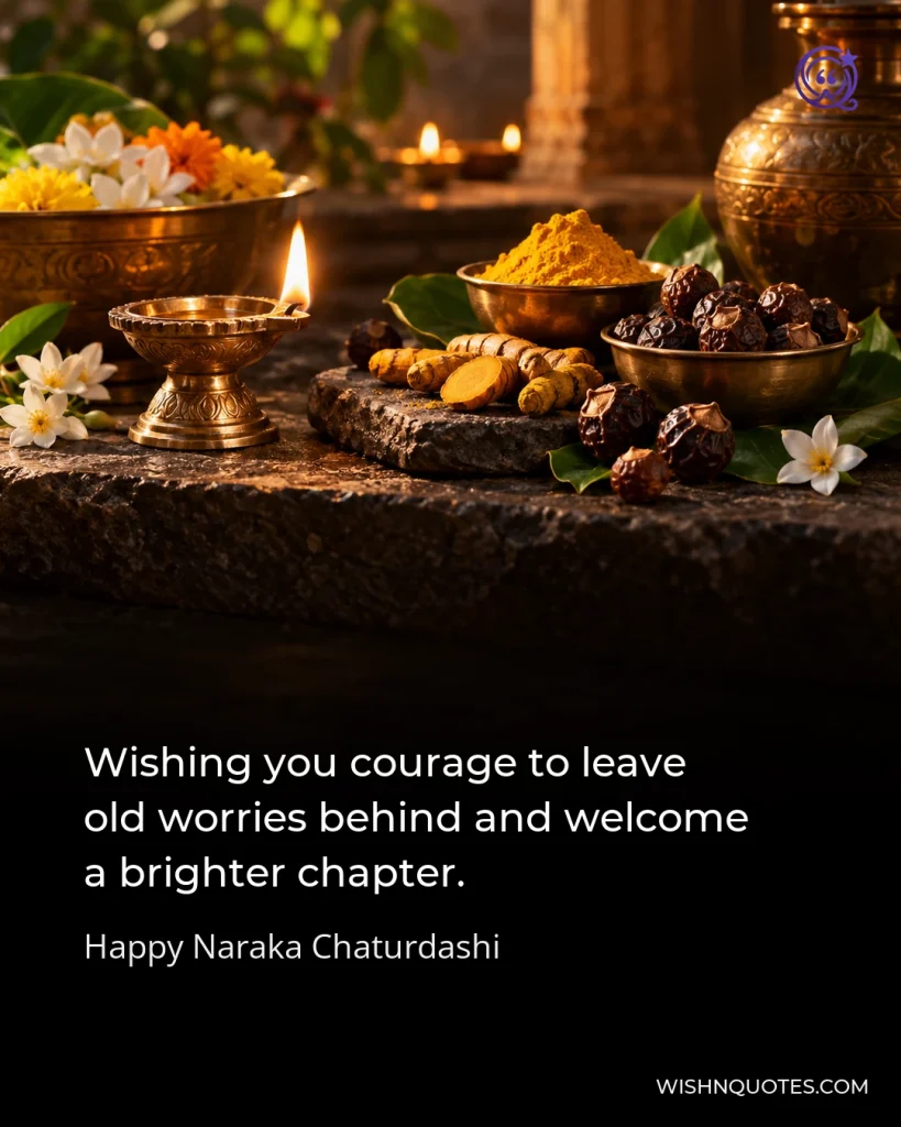 Wishing you courage to leave old worries behind and welcome a brighter chapter.