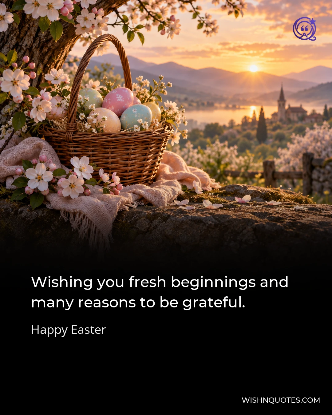 Wishing you fresh beginnings and many reasons to be grateful.