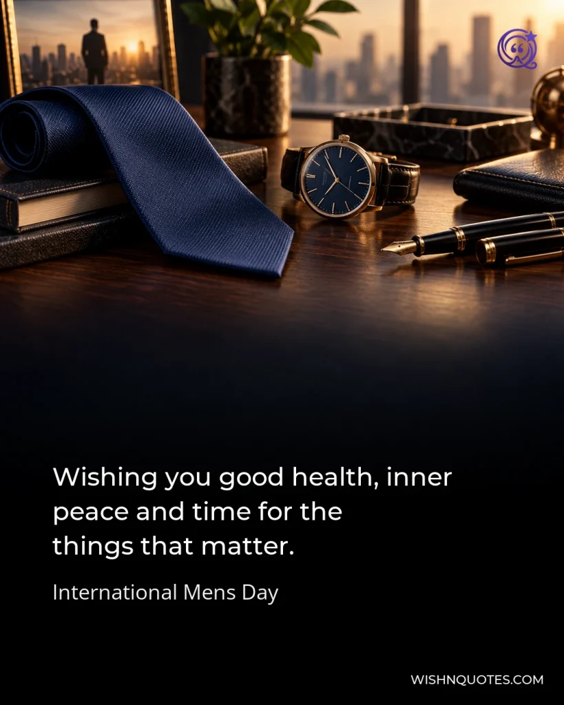 Wishing you good health, inner peace and time for the things that matter.
