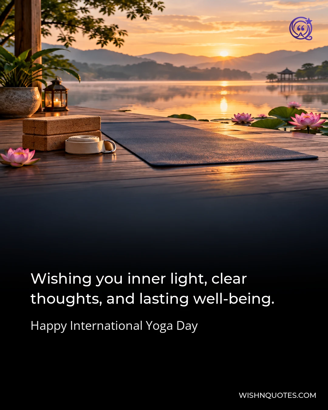 Wishing you inner light, clear thoughts, and lasting well-being.