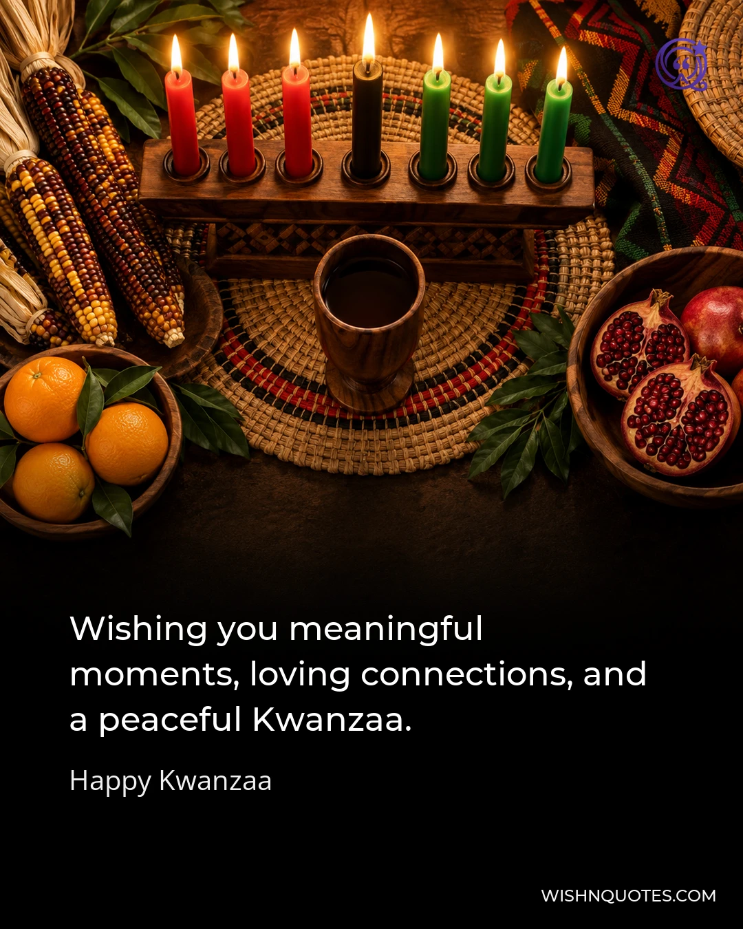 Wishing you meaningful moments, loving connections, and a peaceful Kwanzaa.
