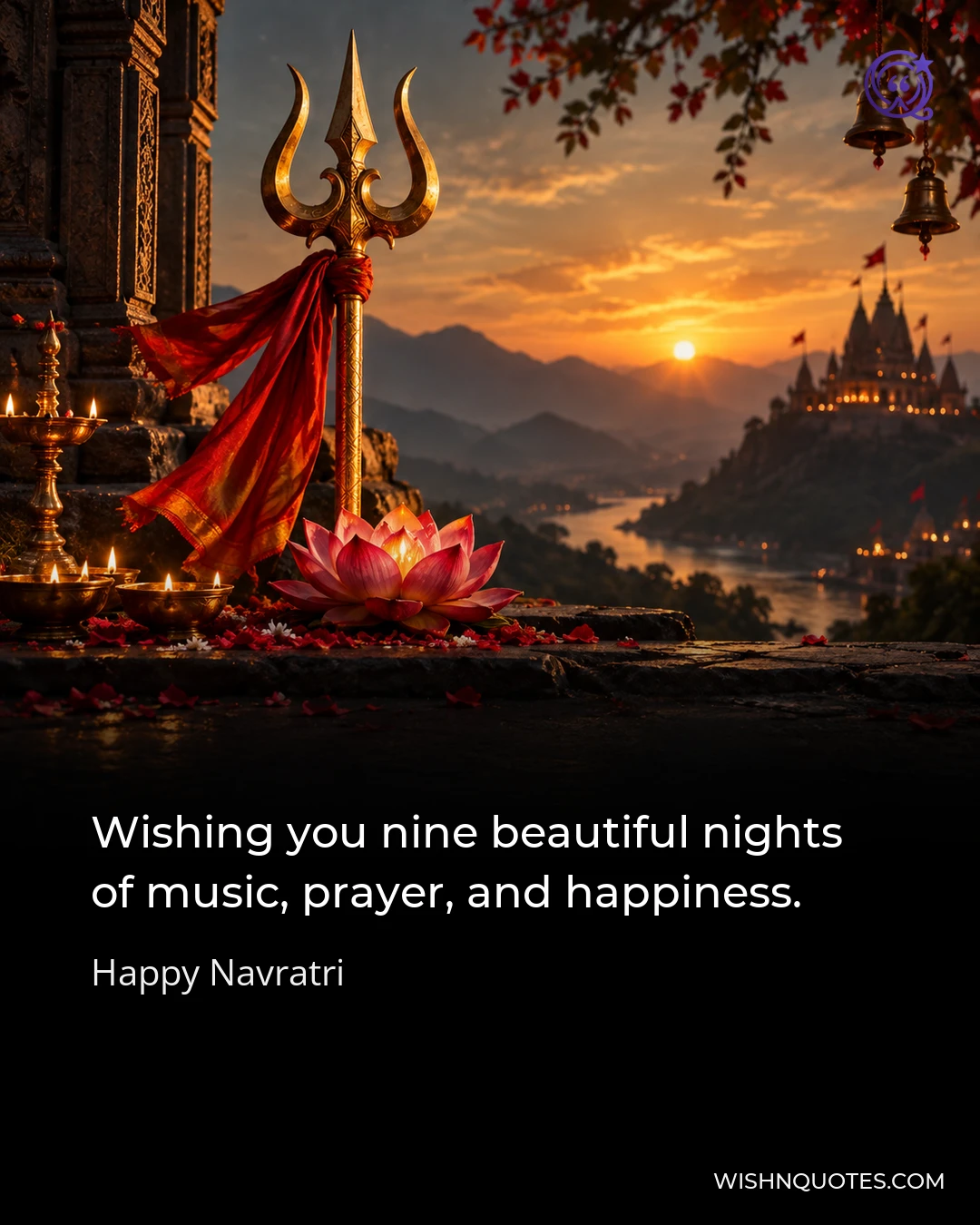 Wishing you nine beautiful nights of music, prayer, and happiness.